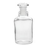 Dwk Life Sciences Wheaton 50 Dropping Round Dropper Glass Bottle with Ground Stopper, 100 mL, Clear - W211735 - 6 Each