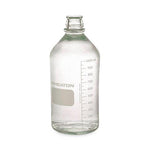 Dwk Life Sciences Wheaton with USP Type I Graduated Media Lab Bottle, No Cap, Clear, 1,000 mL - WTSW219440