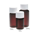 DWK Wheaton PET Diagnostic Bottle with Screw Cap, Amber, 5 mL - W220003 - 100 Each