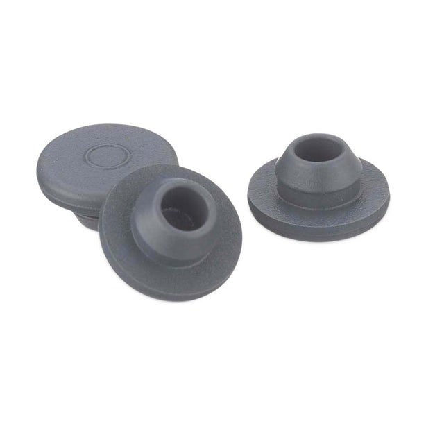 Dwk Life Sciences Wheaton Ultra Pure Straight Plug Stopper, Bromobutyl, Gray, 30 mm - WTSW224100400