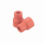 DWK Wheaton Ultra-Pure Ultra Pure Lyophilized Stopper, Gray Bromobutyl, 2-Leg, 13 mm x 20 mm - W224100-406 - 1000 Each