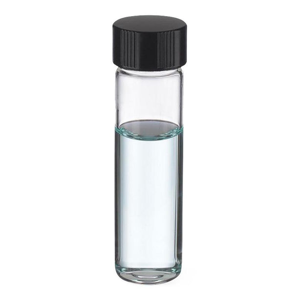 Dwk Life Sciences Wheaton Lab File with Caps Sample Vial, Glass, PTFE / Rubber Lined Septa, Clear, 17 mm x 63 mm, 8 mL - WTSW224584