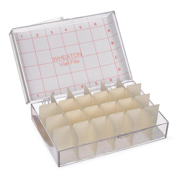 Wheaton M-T Vial File - W228792 - 6 Each - MDL-WTSW228792