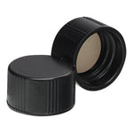 Dwk Life Sciences Wheaton Solid Screw Phenolic Screw-On Cap with PTFE/14B Rubber Liner, Black, Cap Closure Size 13-425 - WTSW240821