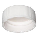 DWK Wheaton Open Silicone Polypropylene Screw-On Cap with PTFE / Silicate Liner, White, 13-425 - W240841 - 1000 Each