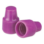 DWK Wheaton PP Dropper Tip W242507-A Polypropylene Dropper-Tip Cap, Size 8-425, Purple - MDL-WTSW242507A - 1 Each