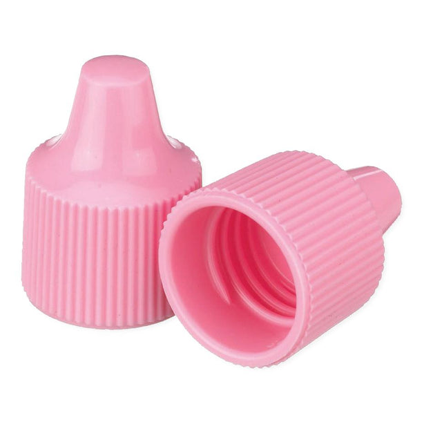 DWK Wheaton PP Dropper Tip W242511-A Polypropylene Dropper-Tip Cap, Size 15-415, Pink - MDL-WTSW242511A - 1 Each