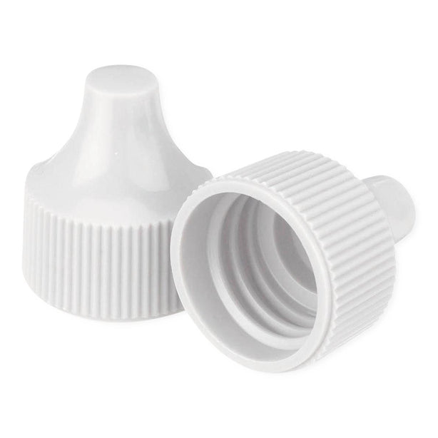 DWK Wheaton PP Dropper Tip W242530-A Polypropylene Dropper-Tip Cap, Size 20-410, White - MDL-WTSW242530A - 1 Each
