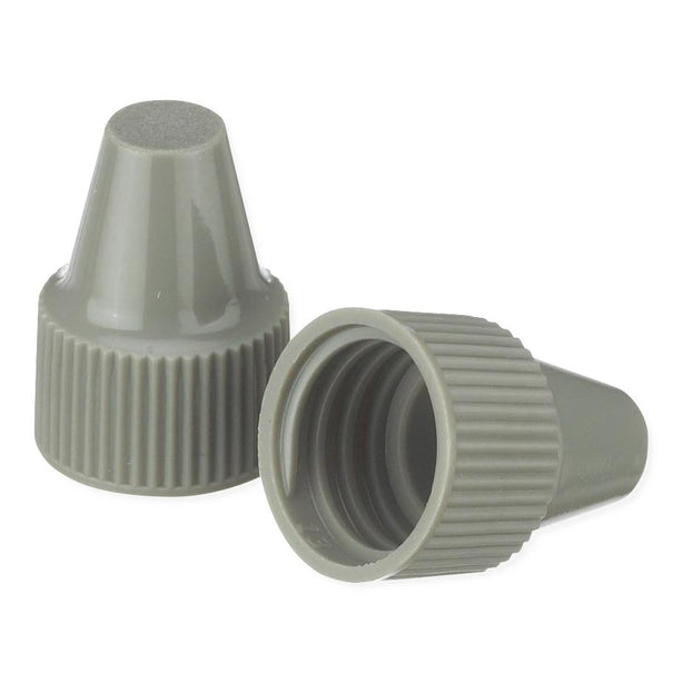 DWK Wheaton PP Dropper Tip W242535-A Polypropylene Dropper-Tip Cap, Size 13-425, Gray - MDL-WTSW242535A - 1 Each