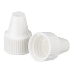 DWK Wheaton PP Dropper Tip W242540-A Polypropylene Dropper-Tip Cap, Size 13-425, White - MDL-WTSW242540A - 144 Each