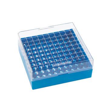 Dwk Life Sciences Wheaton KEEPIT KeepIT-81 Plastic Freezer Box for 81 External Thread Vials, Blue - WTSW651703B