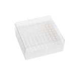 Dwk Life Sciences Wheaton KEEPIT KeepIT-81 Plastic Freezer Box for 81 External Thread Vials, White - WTSW651703W