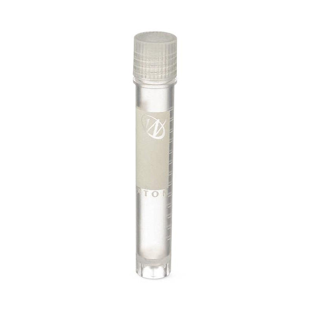 DWK Wheaton CryoElite NAT Sterile Polypropylene Cryogenic Vial, Natural Color External Screw Cap, Writing Patch, 4 mL - W985870 - 500 Each