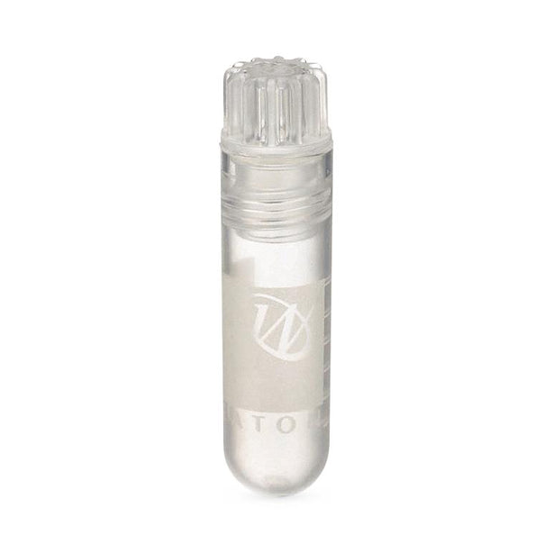 DWK Wheaton NAT CryoElite Sterile Polypropylene Cryogenic Vial, Natural Color Internal Screw Cap, Writing Patch, 2 mL Capacity - W985900 - 1000 Each