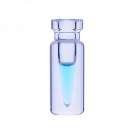 DWK w/Crimp Finish: No Closures Wheaton NextGen V Vial, Crimp Top, Conical V, Clear, 0.1 mL - W986211NG - 1000 Each