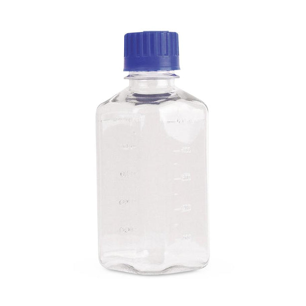 DWK Wheaton Square PETG Sterile Media Bottle with Tamper-Evident Cap, 500 mL - WPBGC0500S - 12 Each
