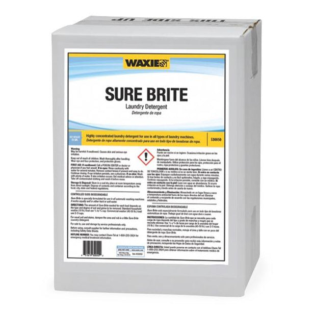 Waxie Sanitary Supply Concentrated Laundry Detergents - WXS530050