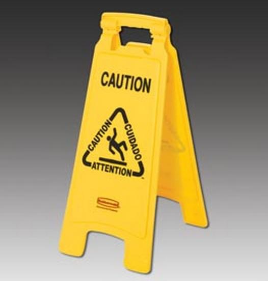 WAXIE SANITARY SUPPLY Rubbermaid Caution Signs 660360 1 Each - MDL-WXS660360