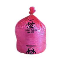 Waxie Sanitary Printed by Hospital Biohazard Liner, 40" x 48", 30 mic - 701065 - 100 Each