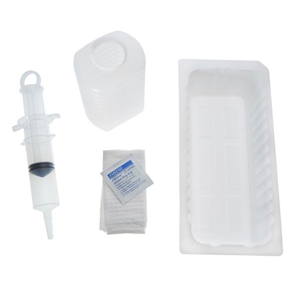Amsino AMSure Piston Irrigation Tray with Thumb Control Ring Syringe, 60 mL - XAPAS136