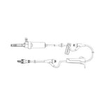 Amsino Piggyback IV Set with Back-Check Valve - AS3101 - 50 Each - MDL-XAPAS3101
