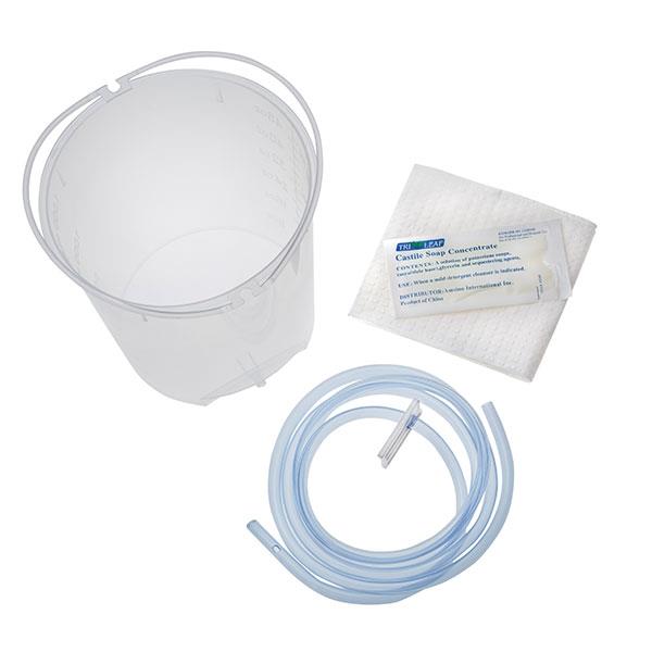 Amsino AMSure Cleansing Enema Set with Bucket and Prelubricated Tip, 1,500 mL - XAPAS333