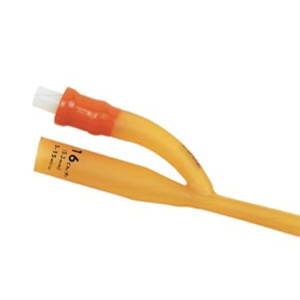 Amsino AMSure Siliconized 2-Way Foley Catheter, Latex, 12 Fr, 5 cc - AS41012 - 10 Each