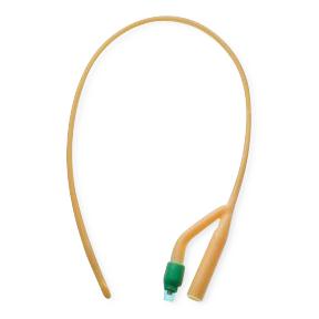 Amsino AMSure Siliconized 2-Way Foley Catheter, Latex, 16 Fr, 5 cc - AS41016 - 10 Each