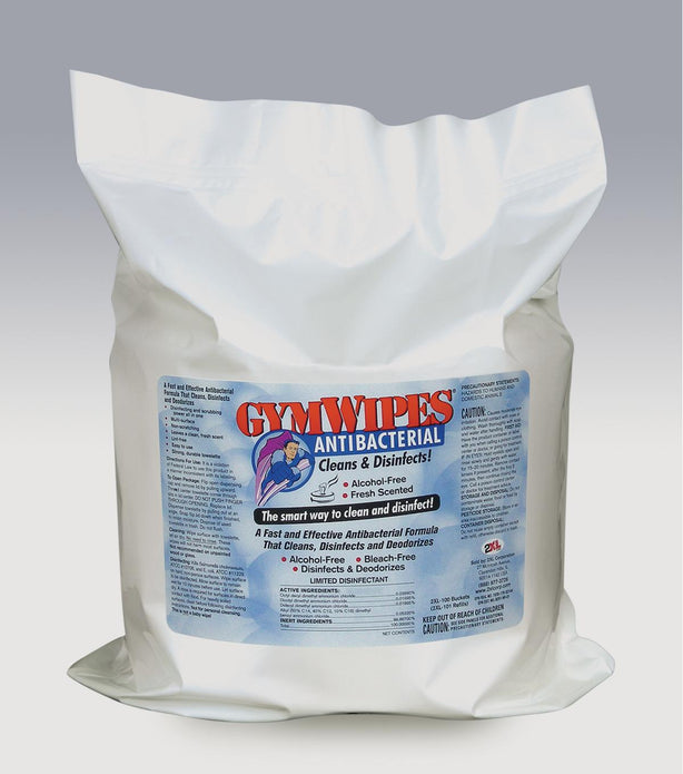 2XL Corporation GymWipes Antibacterial Wipes 2XL-101 4.0 Bag