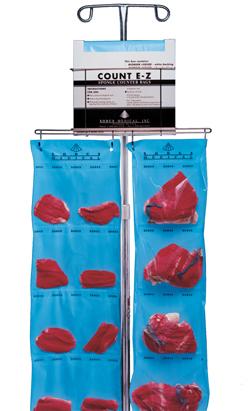 Xodus Medical Blue Sponge Counter Bag, Nonsterile - 50500 - 250 Each