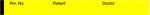 Centurion Centurion Doctor / Patient Chart Tape Y002K - 1.0 Roll