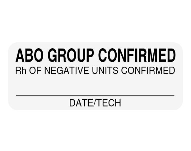 ABO Group Labels by Centurion - YL6013K3 - 3 Roll - MDL-YL6013K3