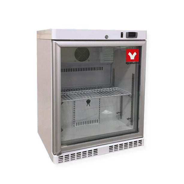 Yamato UCR Series Undercounter Refrigerator, Glass Door, 2°C to 8°C, 115 V, 2.5 cu. ft. - UCR-001G - 1 Each