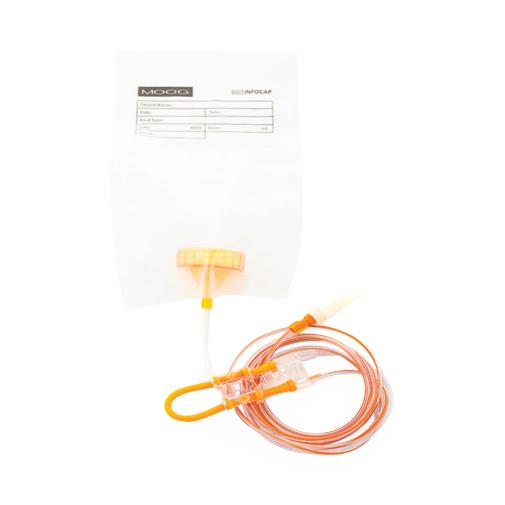 MOOG MEDICAL DEVICES GROUP Infinity Orange Low-Volume Enteral Feeding Pump Screw Cap Set INFOCAP-A 30 Each - MDL-ZEXINFOCAPA