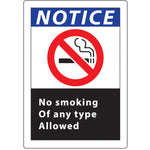 Zing Enterprises LLC No Smoking Labels 1832S - 1.0 Each