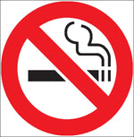 Zing Enterprises LLC No Smoking Symbol Signs 1840D - 2.0 Each