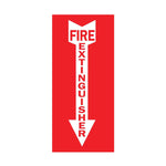 Zing Enterprises LLC Fire Extinguisher Down Arrow Signs 1885S - 1.0 Each