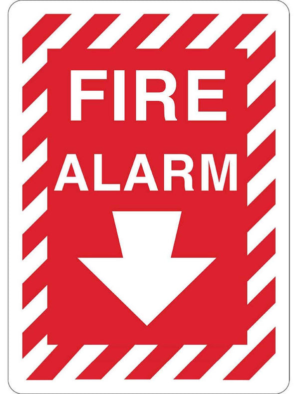 Zing Enterprises LLC Fire Alarm Signs 1891A - 1.0 Each