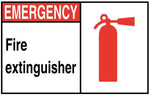 Zing Enterprises LLC ANSI-ISO Emergency Fire Extinguisher Signs 1902 - 1.0 Each