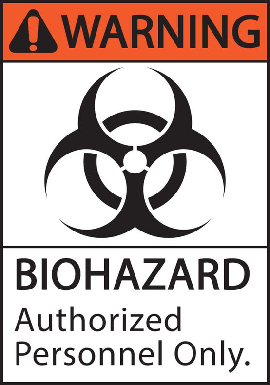 ZING Biohazard Signs - 1924S - 1 Each - MDL-ZIG1924S