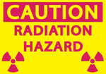Zing Enterprises LLC Caution Radiation Hazard Signs 1927S - 1.0 Each
