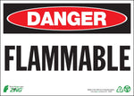 Zing Enterprises LLC Danger Flammable Signs 2098 - 1.0 Each
