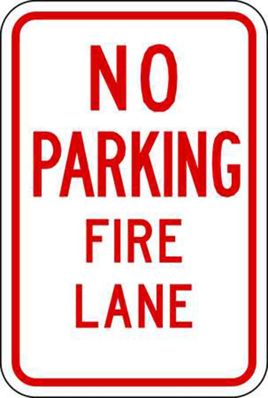 Zing Enterprises LLC Fire Lane No Parking Signs 2204 - 1.0 Each