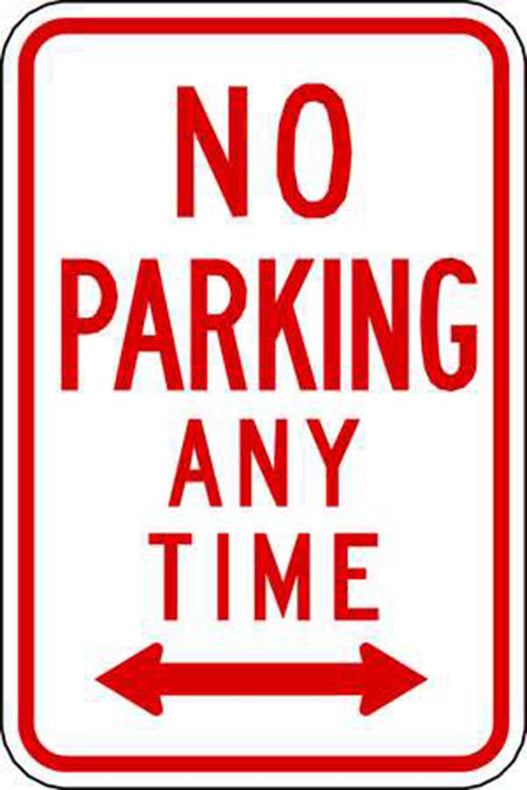 Zing Enterprises LLC General No Parking Signs 2268 - 1.0 Each