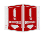 Zing Enterprises LLC Fire Extinguisher V and L Projecting Signs 2516 - 1.0 Each