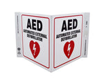 Zing Enterprises LLC AED V and L Projecting Signs 2562 - 1.0 Each