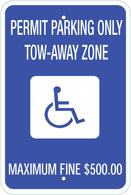 Zing Enterprises LLC Georgia Parking Signs - ZIG2687