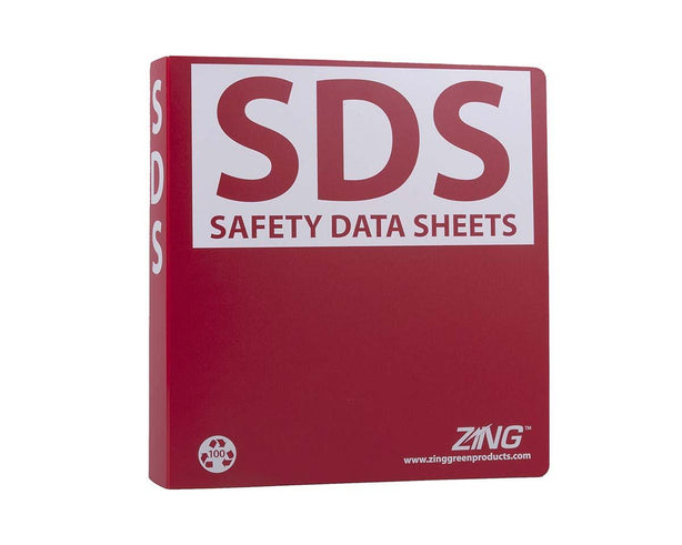 Zing Enterprises SDS Binder, English, 1.5" Rings - 6030 - 1 Each