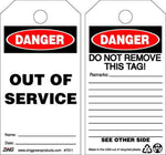 Zing Enterprises LLC Safety Tags - ZIG7011