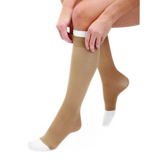 Medi Usa Mediven Dual-Layer Calf-High Compression Liners with Outer Sock D240016-MDL-ZMUD240016